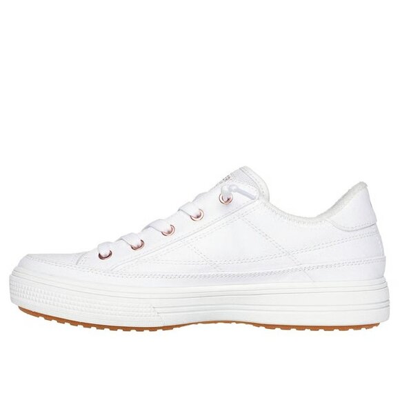 SKECHERS Women's Arch Fit Arcade Meet Ya There Shoes Size 7W In White - Picture 4 of 9
